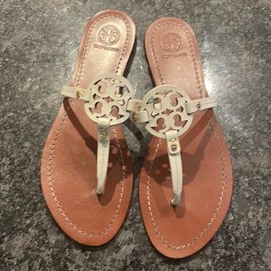 Tory Burch White Sandals